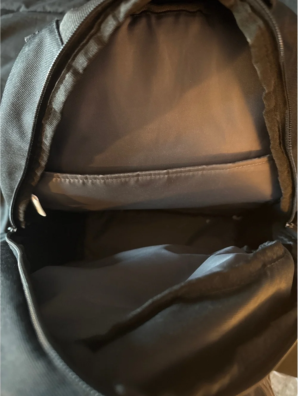 Adidas Black Durable Backpack with Multiple Compartments